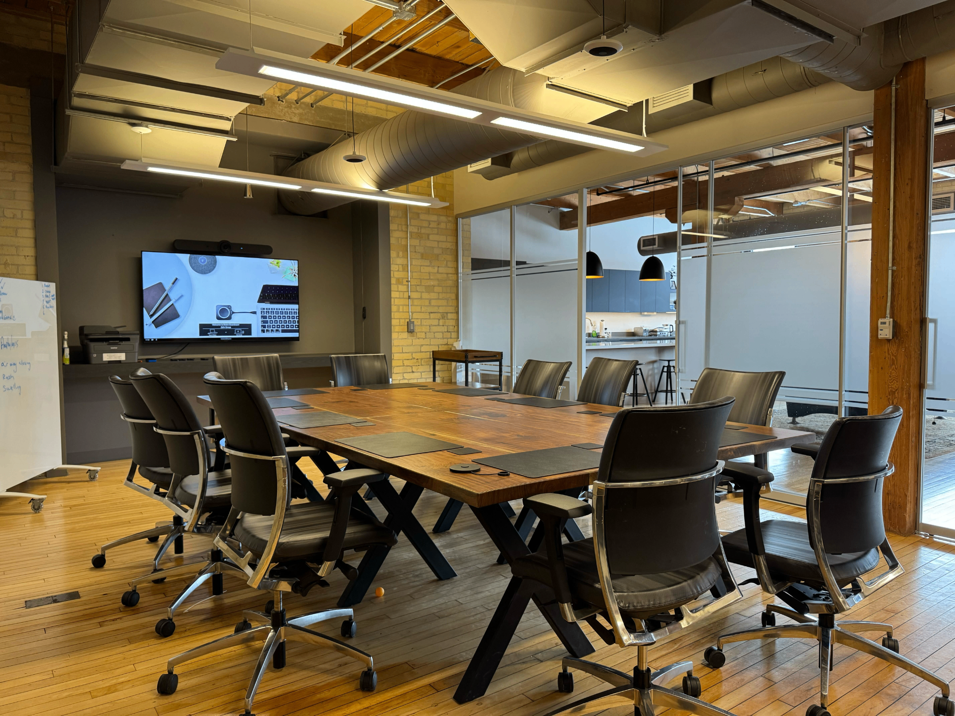 Commercial boardroom AV & video conferencing