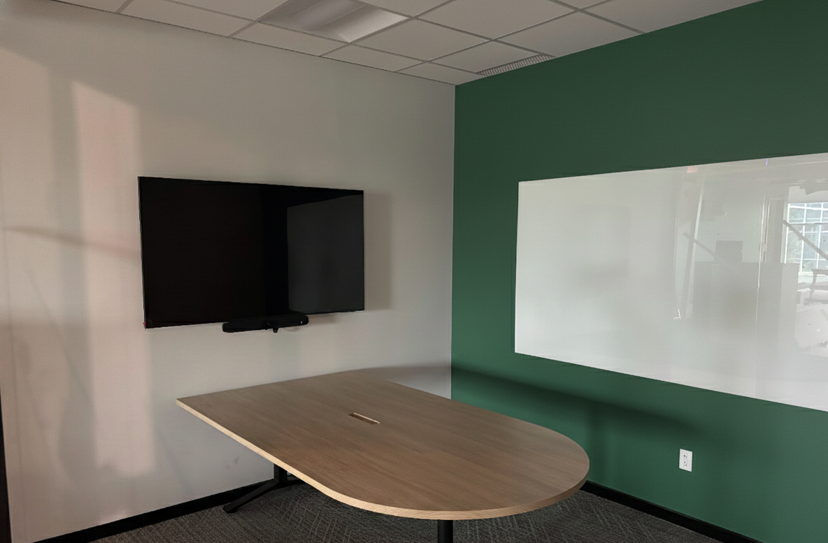 Completed meeting room setup