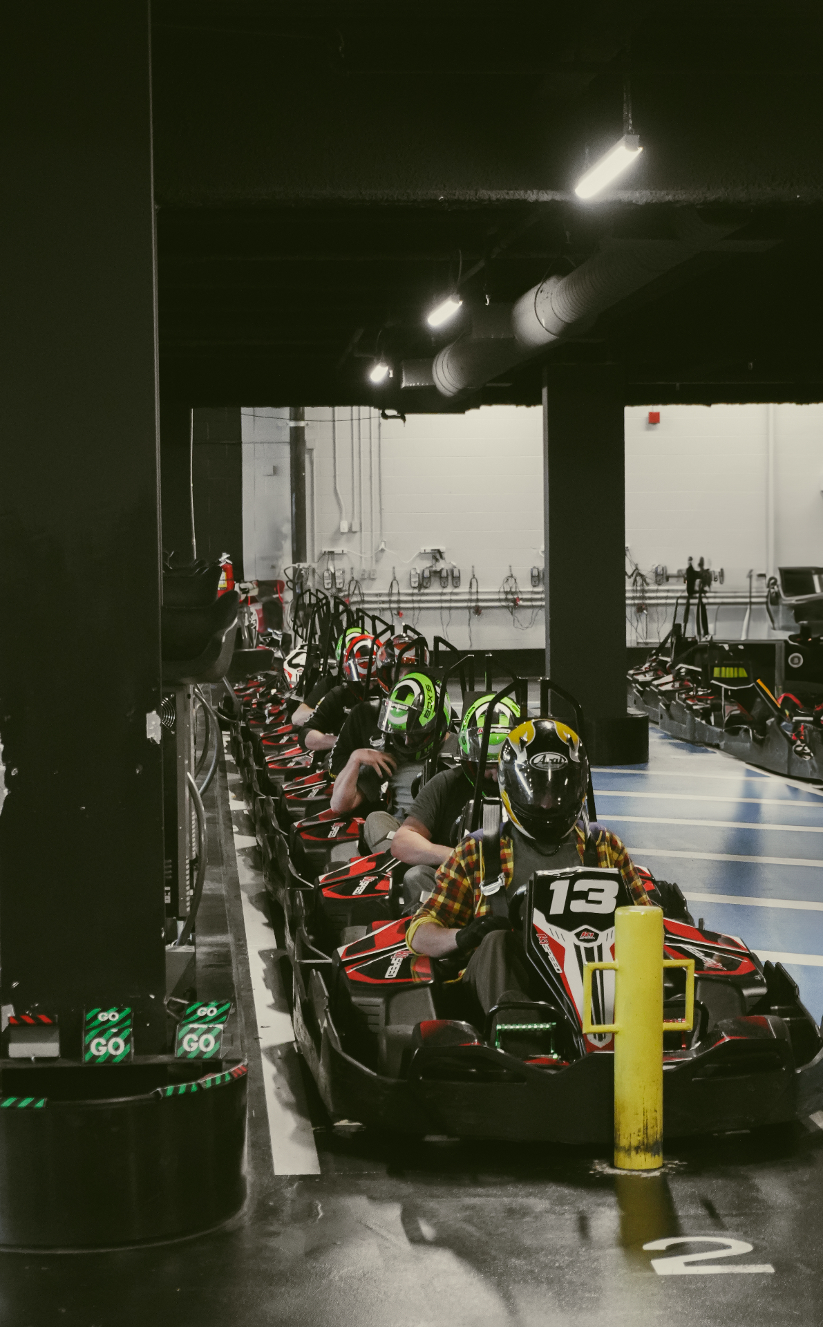 Team at racing event
