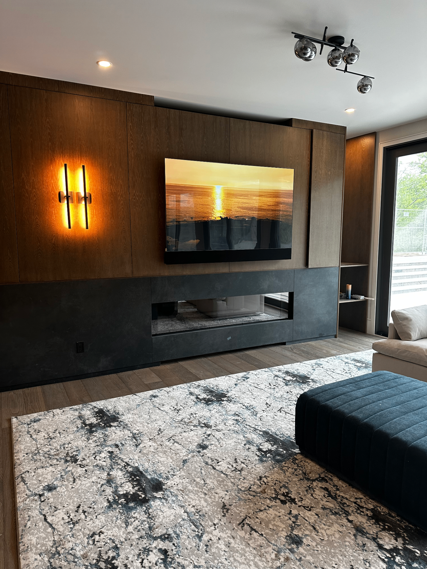 Professionally installed home theater system