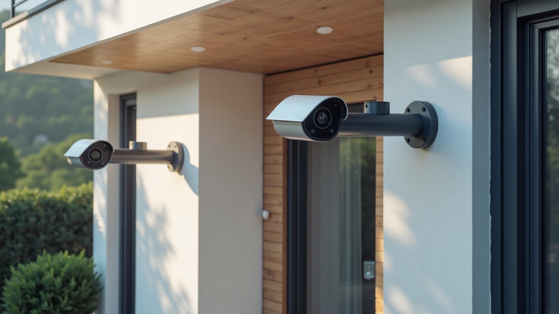 Exterior security camera system