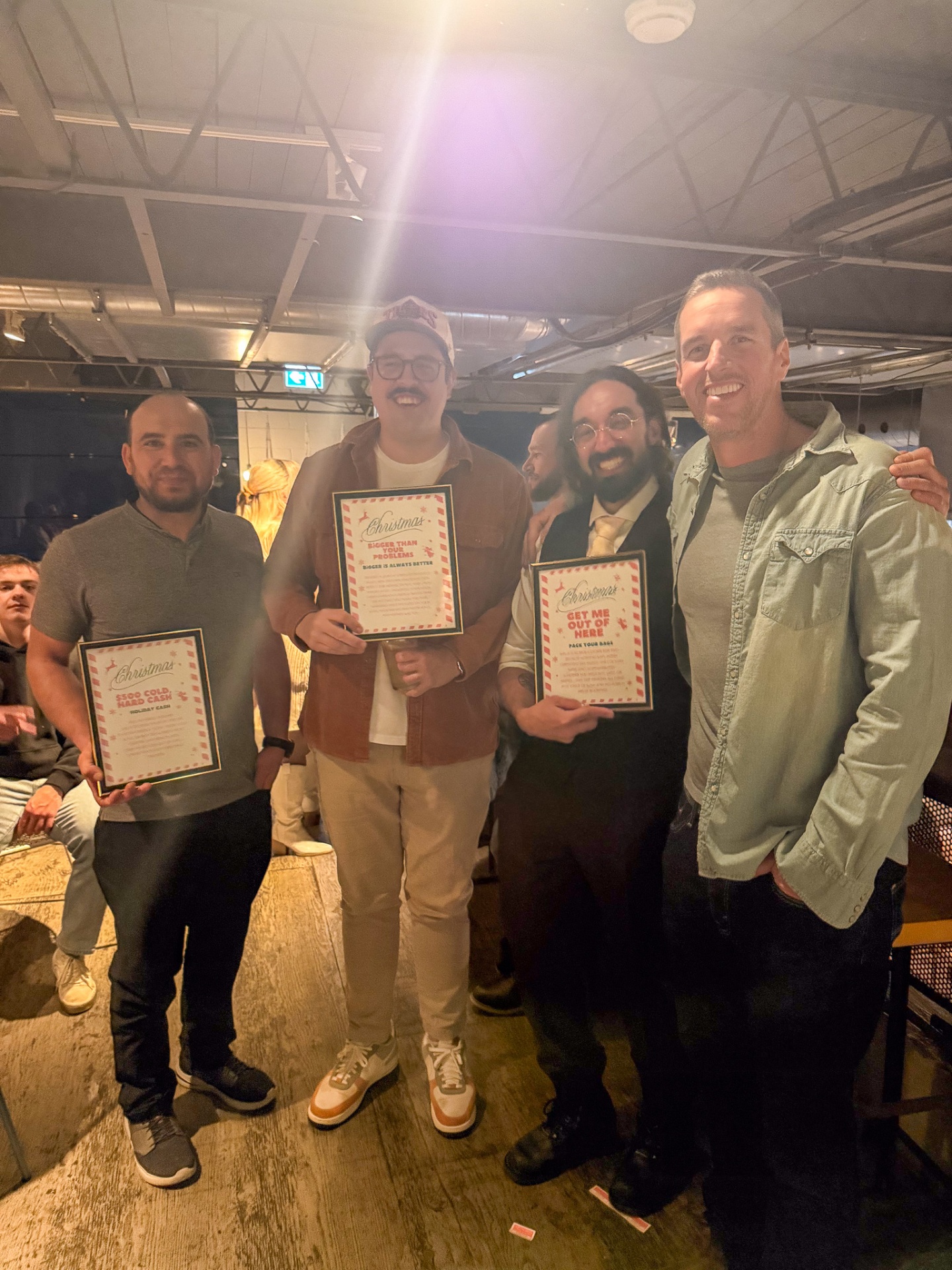 Team Christmas awards celebration
